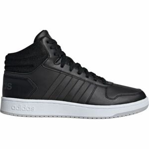 adidas HOOPS 2.0 MID Pánska voľnočasová obuv, čierna, veľkosť 46