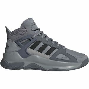 adidas STREET SPIRIT Pánska voľnočasová obuv, tmavo sivá,čierna, veľkosť 46