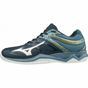 Mizuno THUNDER BLADE 2 Pánska halová obuv, tmavo modrá, veľkosť 42.5