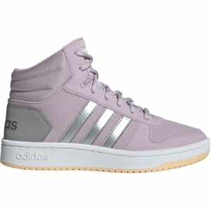 adidas HOOPS MID 2.0 K ružová 32 - Detská voľnočasová obuv