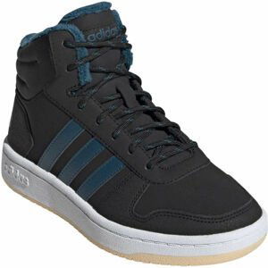 adidas HOOPS MID 2.0 K tmavo modrá 5 - Detská zimná obuv