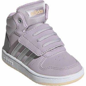 adidas HOOPS MID 2.0 I Detská voľnočasová obuv, fialová, veľkosť 25