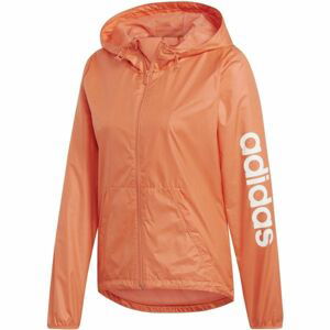 adidas ESSENTIALS LINEAR WINDBREAKER oranžová XS - Dámska športová bunda