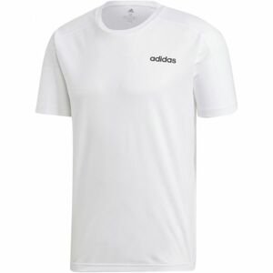 adidas D2M TEE Pánske tričko, biela,čierna, veľkosť
