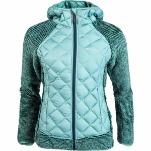 Columbia TECHY HYBRID FLEECE zelená M - Dámska  hybridná mikina