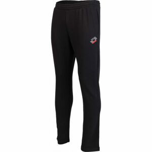 Lotto LOGO II PANT FT čierna XL - Pánske tepláky