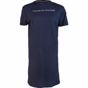 Tommy Hilfiger RN DRESS HALF SLEEVE tmavo modrá S - Dámske predĺžené tričko