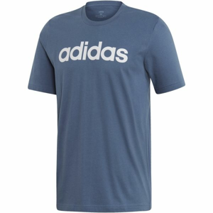 adidas E LIN TEE modrá S - Pánske tričko