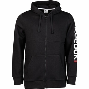 Reebok TE BL FZ HOODIE biela XL - Pánska mikina