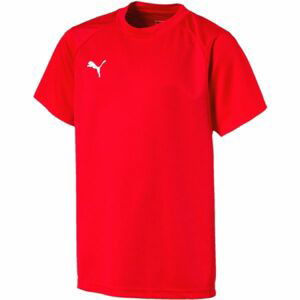 Puma LIGA TRAINING JERSEY JR Detské tričko, červená, veľkosť 116