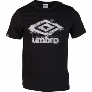 Umbro SCUFF LOGO GRAPHIC TEE čierna S - Pánske tričko