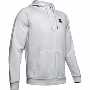 Under Armour RIVAL FLEECE FZ HOODIE šedá M - Pánska mikina