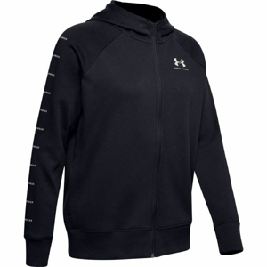 Under Armour RIVAL FLEECE SPORTSTYLE LC SLEEVE GRAPHI čierna XS - Dámska mikina