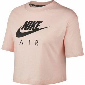 Nike NSW AIR TOP SS Dámske tričko, oranžová,čierna, veľkosť