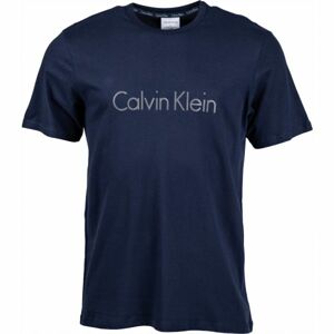 Calvin Klein S/S CREW NECK tmavo modrá L - Pánske tričko