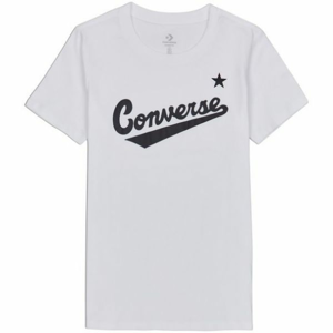 Converse CENTER FRONT LOGO TEE biela M - Dámske tričko