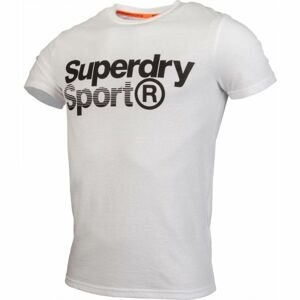 Superdry CORE SPORT GRAPHIC TEE biela M - Pánske tričko