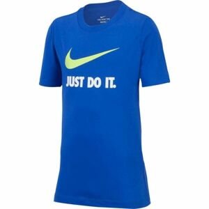 Nike NSW TEE JDI SWOOSH modrá S - Chlapčenské tričko