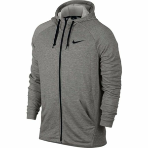 Nike DRY HOODIE FZ FLEECE šedá XL - Pánska mikina