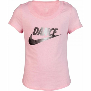 Nike NSW TEE SCOOP DANCE SWOOSH Dievčenské tričko, ružová, veľkosť XL