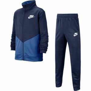 Nike B NSW CORE TRK STE PLY FUTURA Detská športová súprava, tmavo modrá, veľkosť XL