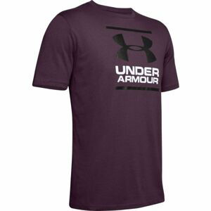 Under Armour GL FOUNDATION SS T Pánske tričko, fialová, veľkosť XL