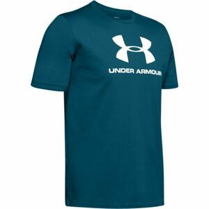 Under Armour SPORTSTYLE LOGO SS zelená L - Pánske tričko