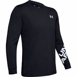 Under Armour WORDMARK SLEEVE LS čierna XXL - Pánske tričko s dlhým rukávom