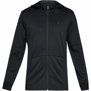 Under Armour FLEECE FZ HOODIE čierna XXL - Pánska mikina