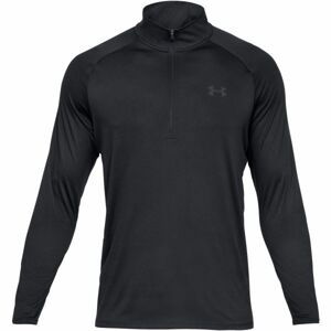 Under Armour TECH 2.0 1/2 ZIP Pánske tričko s dlhým rukávom, čierna, veľkosť 2XL