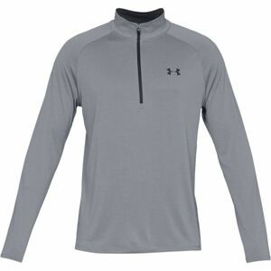 Under Armour TECH 2.0 1/2 ZIP Pánske tričko s dlhým rukávom, sivá, veľkosť L