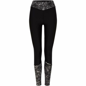 O'Neill PW HYPERDRY PRINTED LEGGINGS čierna M - Dámske legíny