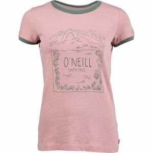 O'Neill LW AUDRA T-SHIRT Dámske tričko, ružová,sivá, veľkosť