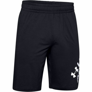 Under Armour SPORTSTYLE COTTON WORDMARK LOGO SHORT Pánske šortky, čierna, veľkosť XL