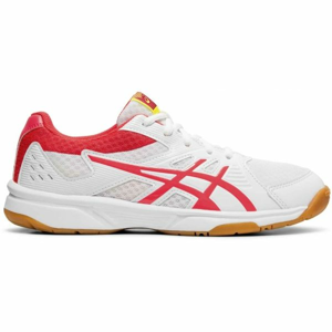 Asics UPCOURT 3 W Dámska volejbalová obuv, biela,červená,hnedá, veľkosť 38