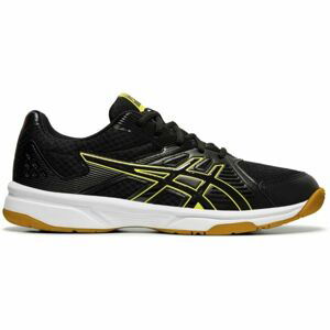 Asics UPCOURT 3 Pánska volejbalová obuv, čierna,biela,žltá, veľkosť 43.5