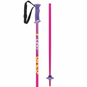 Leki RIDER Detské zjazdové lyžiarske palice, ružová, veľkosť 95