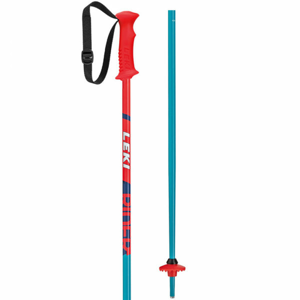 Leki RIDER Detské zjazdové lyžiarske palice, tyrkysová, veľkosť 105