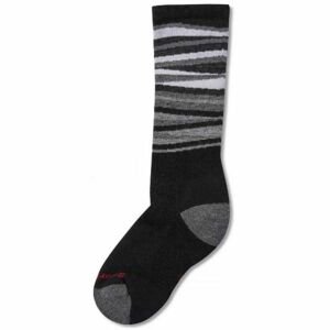 Smartwool WINTERSPORT STRIPE čierna L - Detské zimné ponožky