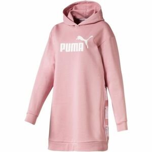 Puma AMPLIFIED DRESS FL ružová XL - Dámska predĺžená mikina