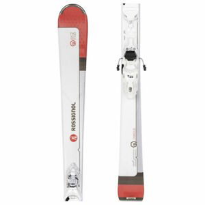 Rossignol FAMOUS 9 + XPRESS W 10 Dámske zjazdové lyže, biela, veľkosť 149