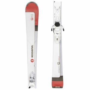 Rossignol FAMOUS 9 + XPRESS W 10 Dámske zjazdové lyže, biela, veľkosť 142