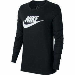 Nike NSW TEE ESSNTL LS ICON FTRA čierna M - Dámske tričko