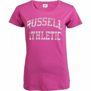 Russell Athletic S/S CREW NECK TEE SHIRT Dámske tričko, ružová,sivá, veľkosť