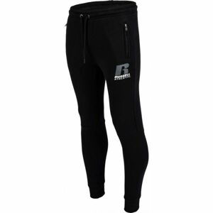 Russell Athletic CUFFED ZIP POCKET PANT "R" čierna S - Pánske tepláky