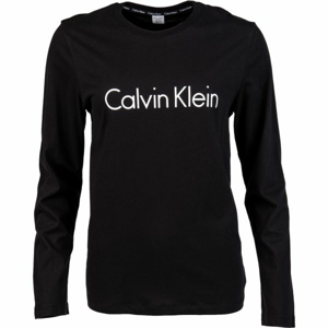Calvin Klein L/S CREW NECK čierna S - Dámske tričko
