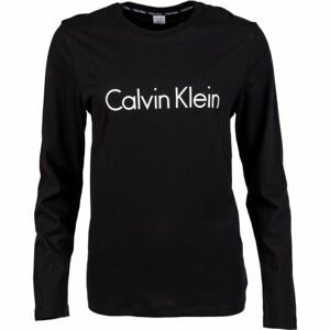 Calvin Klein L/S CREW NECK čierna L - Dámske tričko