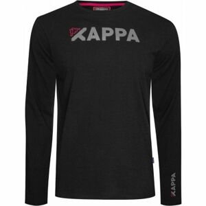 Kappa LOGO ACANG Pánske tričko, čierna, veľkosť S