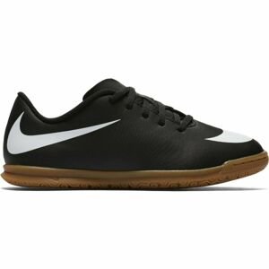Nike JR BRAVATA IC Detská halová obuv, čierna,biela,hnedá, veľkosť 34