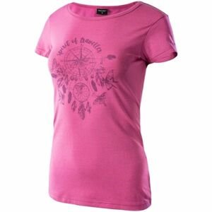 Hi-Tec LADY EBERRY Dámske tričko, ružová,tmavo sivá, veľkosť